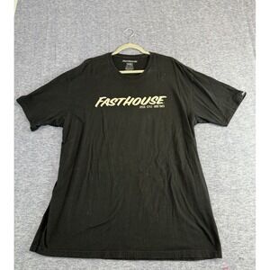 Fasthouse Black Short Sleeve T Shirt Graphic T 2XL Mens